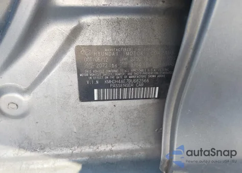 2013 Hyundai Elantra Gls/Limited из США, поврежденный, VIN KMHDH4AE7DU662566